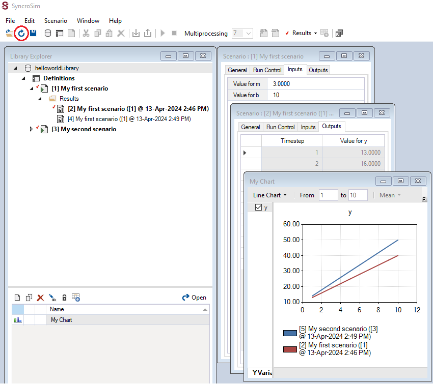 Using rsyncrosim with the SyncroSim Windows User Interface